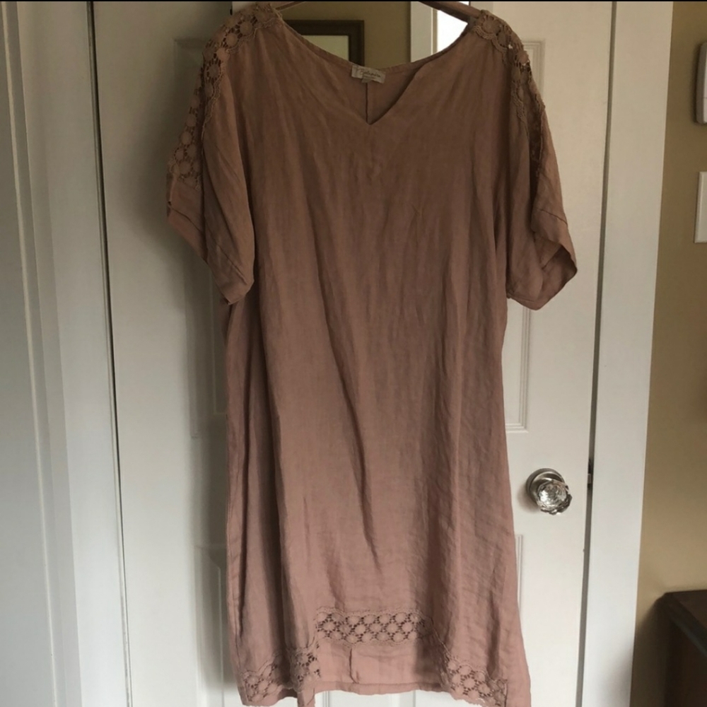 BellaUmbra Made in Italy Linen Dress